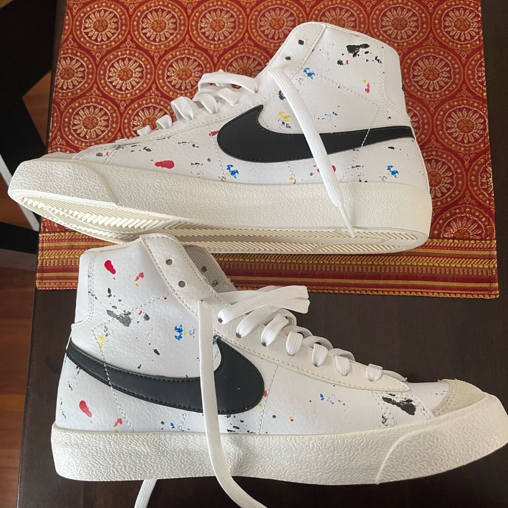 Brand New Nike Blazers Paint Splatter!
